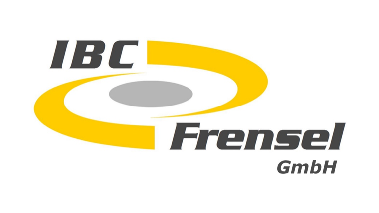 Logo der IBC Frensel GmbH mit gelbem Symbol und dunkelgrauem Schriftzug
