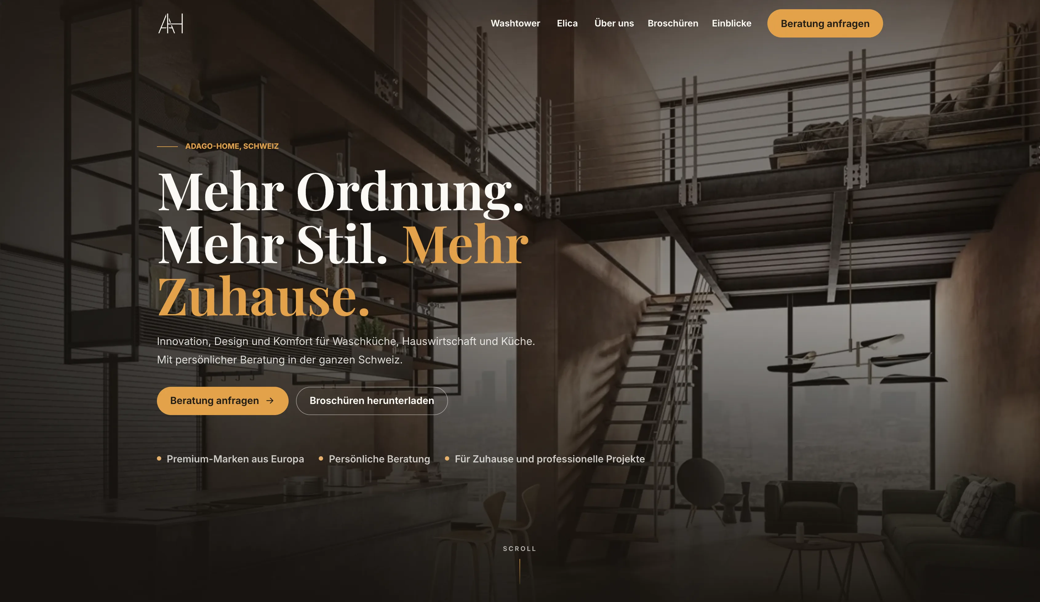 Startseite von ADAGO-Home