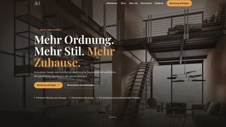 Startseite von ADAGO-Home