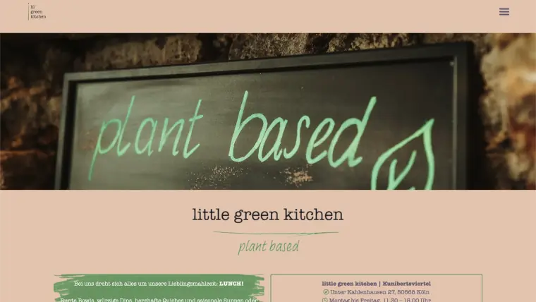 Startseite von little green kitchen