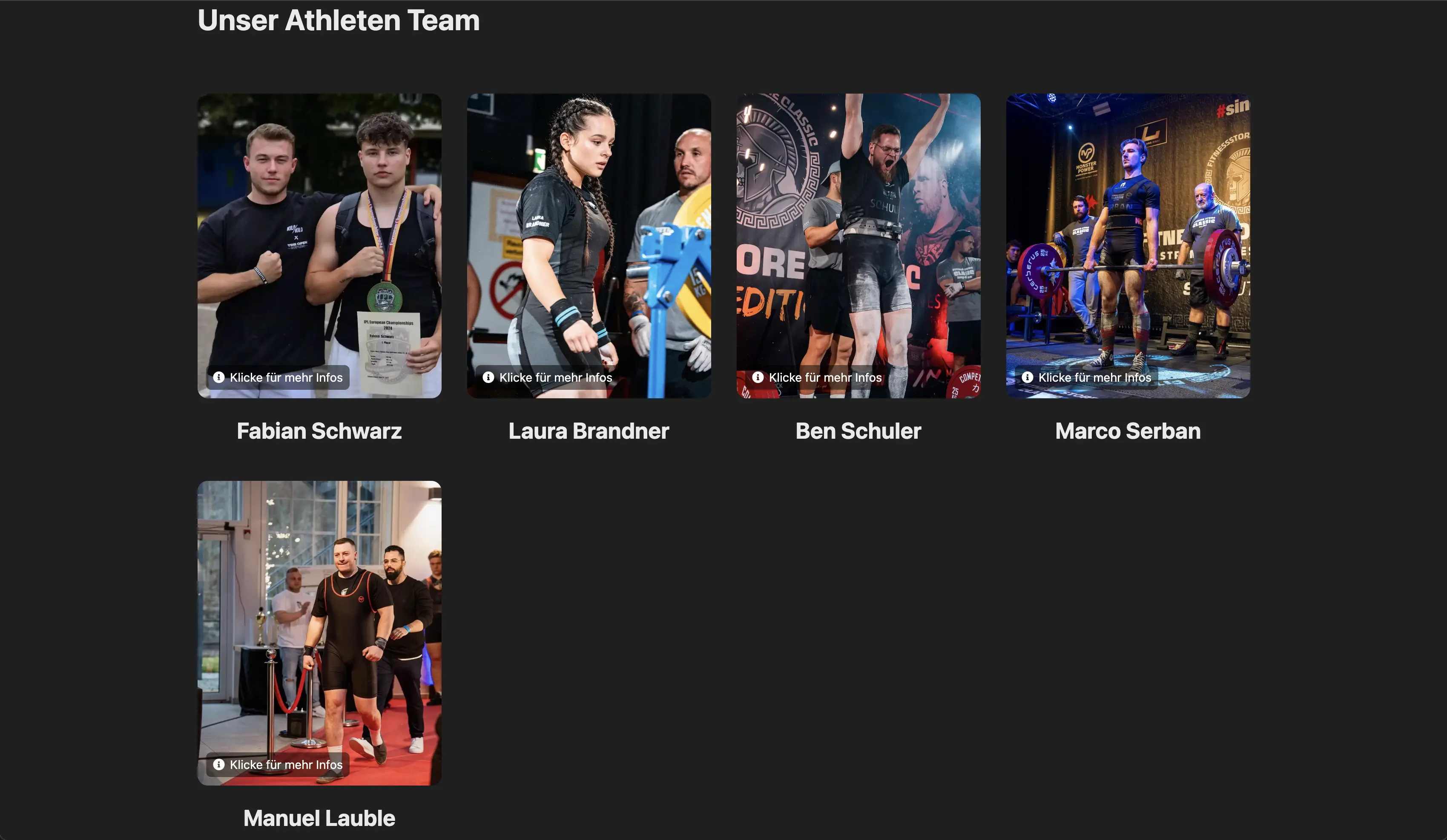 Dominating Barbells Athleten Team