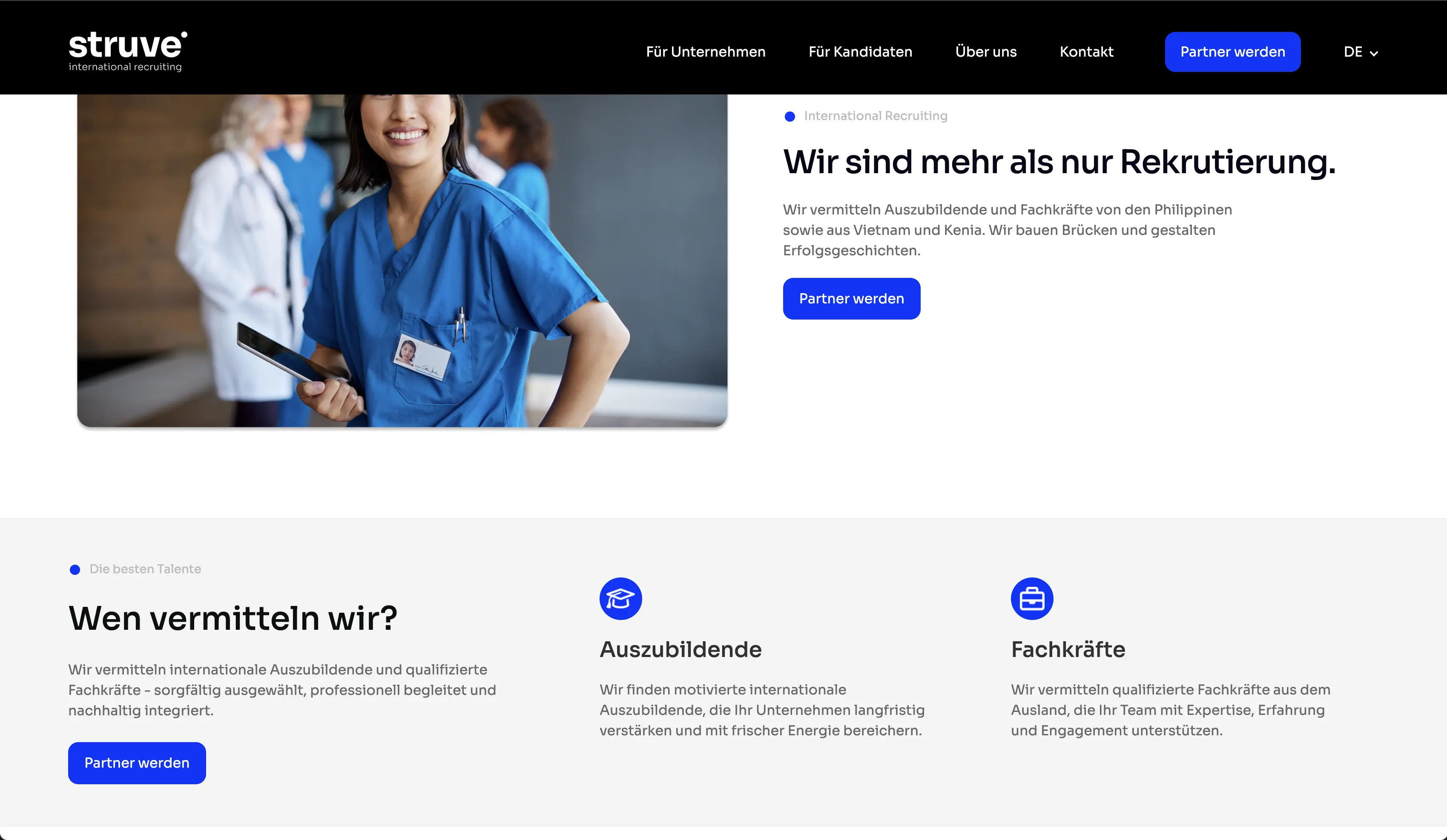 Struve International Recruiting Leistungen